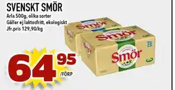 Nelins Arla Svenskt smör erbjuda
