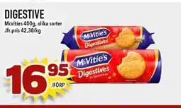 Nelins Mcvities Digestive erbjuda