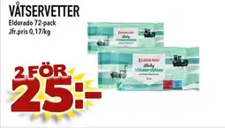 Nelins ELDORADO Våtservetter erbjuda