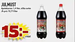 Nelins Apotekarnes Julmust erbjuda