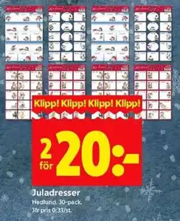 ICA Kvantum Juladresser erbjuda