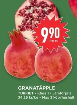 Willys Granatäpple erbjuda