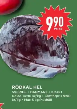 Willys Rödkål hel erbjuda