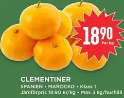 Willys Clementiner erbjuda