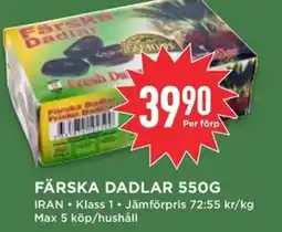 Willys Färska Dadlar erbjuda