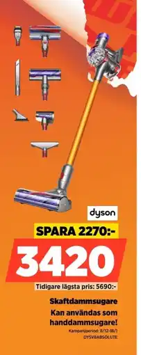 Power Dyson Skaftdammsugare DYSV8ABSOLUTE erbjuda