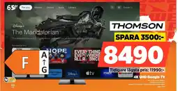 Power THOMSON 4K UHD Google TV 65QG7C14 erbjuda