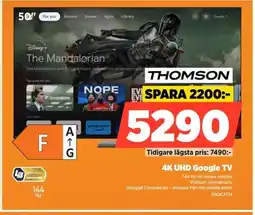 Power THOMSON 4K UHD Google TV 50QG7C14 erbjuda