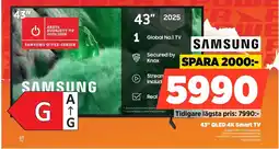 Power SAMSUNG 43" QLED 4K Smart TV TQ43Q7F4BUXXC erbjuda