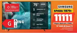 Power SAMSUNG 75" QLED 4K Smart TV TQ75Q7FAAUXXC erbjuda