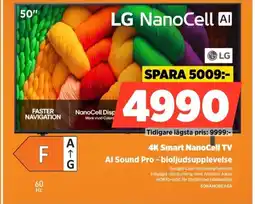 Power LG 4K Smart NanoCell TV SONANOBEA6A erbjuda