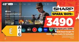 Power SHARP Full HD Smart Google TV 40HF2465E erbjuda