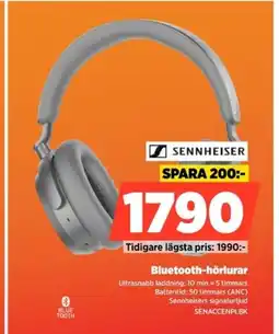 Power SENNHEISER Bluetooth-hörlurar SENACCENPLBK erbjuda