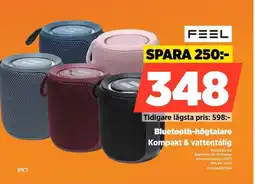Power Bluetooth-högtalare FEELQUEST2BK erbjuda