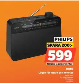 Power PHILIPS Radio TAR250910 erbjuda