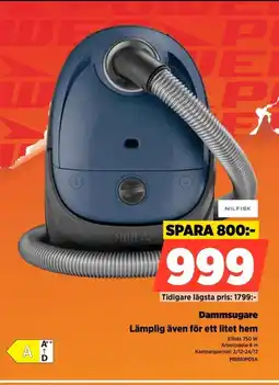 Power Nilfisk Dammsugare MBB10POSA erbjuda