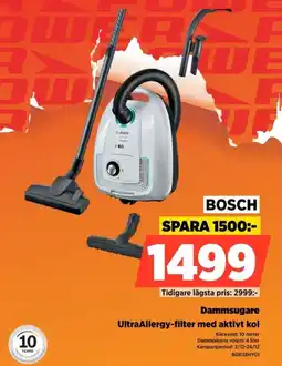 Power BOSCH Dammsugare BGB38HYG1 erbjuda