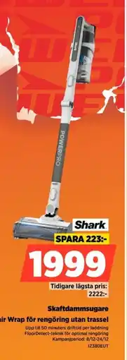 Power Shark Skaftdammsugare IZ380EUT erbjuda