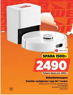 Power Roborock Robotdammsugare RRQ7TFPWH erbjuda