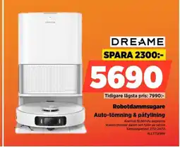 Power DREAME Robotdammsugare RLL77SEWH erbjuda