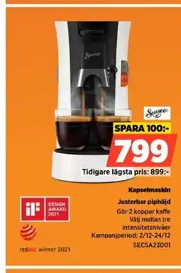 Power Kapselmaskin SECSA23001 erbjuda