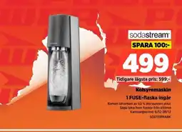 Power Sodastream Kolsyremaskin SODTERRABK erbjuda