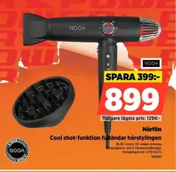 Power NOOA Hårfön SHERO erbjuda