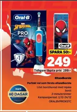 Power Oral-B Eltandborste ORALBVPROKSTC erbjuda