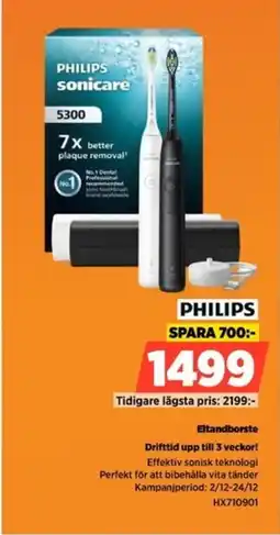 Power PHILIPS Eltandborste HX710901 erbjuda