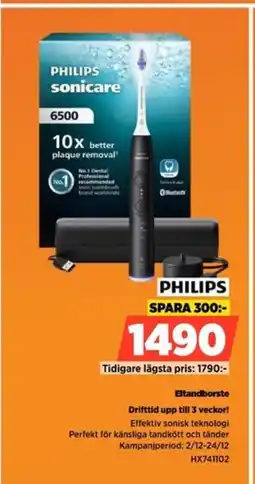 Power PHILIPS Eltandborste HX741102 erbjuda