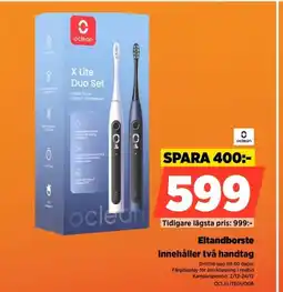 Power Eltandborste OCLXLITEDUOGB erbjuda