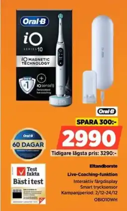 Power Oral-B Eltandborste OBIO10WH erbjuda