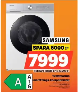Power SAMSUNG Tvättmaskin WW11DB8B95GHU erbjuda