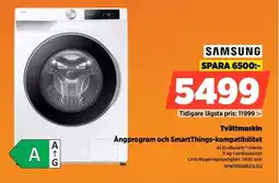 Power SAMSUNG Tvättmaskin WW11DG6B25LEU erbjuda