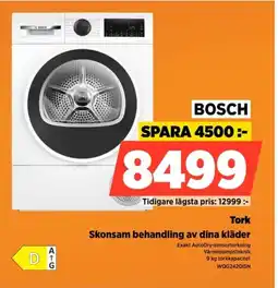 Power BOSCH Tork WQG24201SN erbjuda