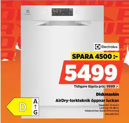 Power Electrolux Diskmaskin EPA30073UX erbjuda