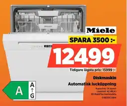 Power Miele Diskmaskin G5831SCUBW erbjuda