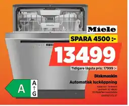 Power Miele Diskmaskin G5831SCUCLST erbjuda