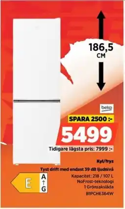 Power Beko Kyl/frys BIPCHE364W erbjuda
