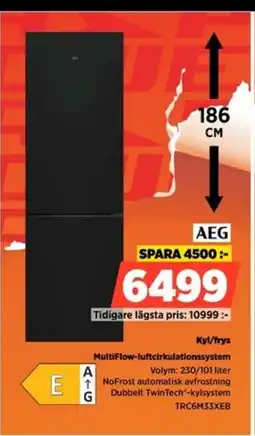 Power AEG Kyl/frys TRC6M33XEB erbjuda