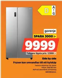 Power Gorenje Side by side NRR9185DAXL erbjuda