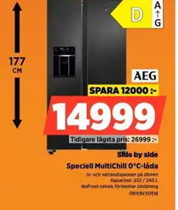 Power AEG Side by side ORX9V351DB erbjuda