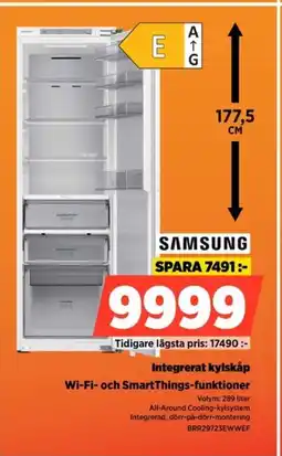 Power SAMSUNG Integrerat kylskåp BRR29723EWWEF erbjuda