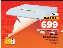 Power Thermex Köksfläkt T5202130012 erbjuda