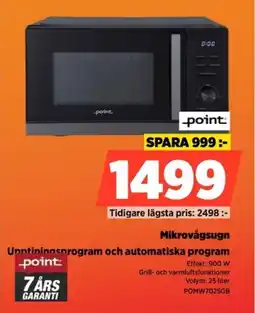 Power Point Mikrovågsugn POMW7025GB erbjuda