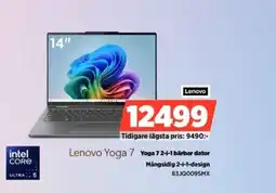 Power Lenovo Yoga 7 2-i-1 bärbar dator 83JQ009SMX erbjuda
