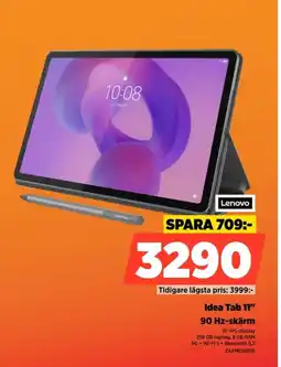 Power Lenovo Idea Tab 11" ZAFM0168SE erbjuda