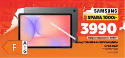 Power SAMSUNG Galaxy Tab S10 Lite WiFi Surfplatta SMX400NZAREUB erbjuda