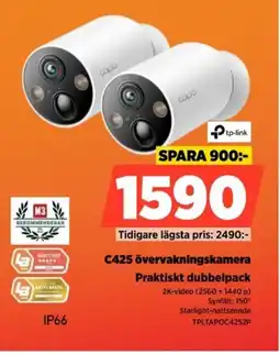 Power C425 övervakningskamera TPLTAPOC4252P erbjuda