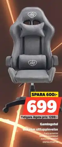 Power Gamingstol erbjuda